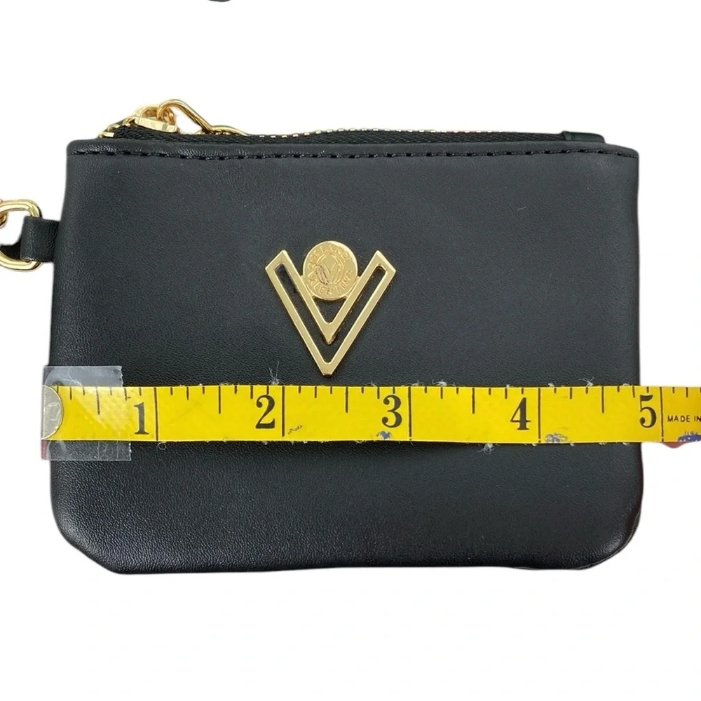 Valentino Orlandi Black Studded Vegan Leather Crossbody Bag and Coin Purse - Picture 16 of 17